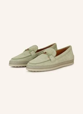 Tod's Loafersy gruen