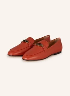 Tod's Loafersy orange