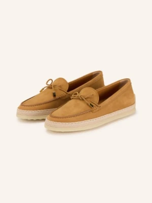 Tod's Mokasyny Gomma braun