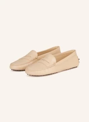 Tod's Mokasyny Gommini beige