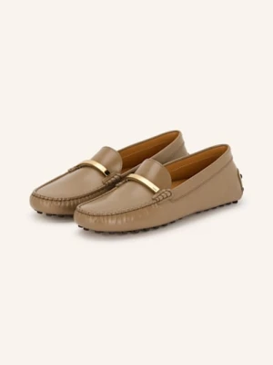 Tod's Mokasyny Gommino beige