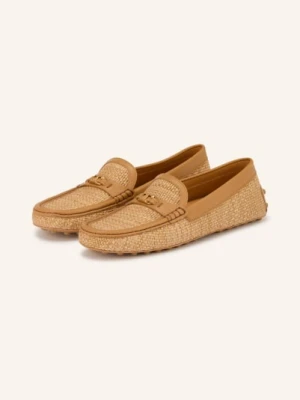 Tod's Mokasyny Gommino beige