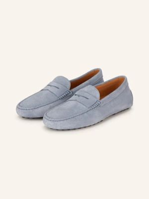 Tod's Mokasyny Gommino blau