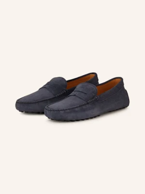 Tod's Mokasyny Gommino blau
