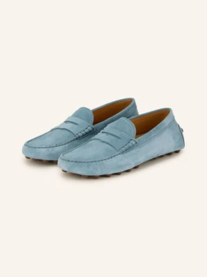 Tod's Mokasyny Gommino blau
