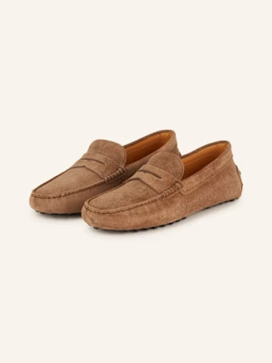 Tod's Mokasyny Gommino braun