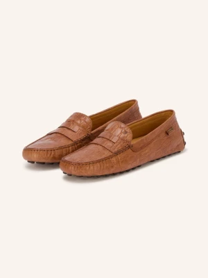 Tod's Mokasyny Gommino braun BRĄZOWY