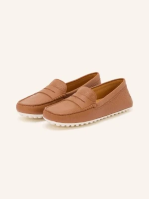 Tod's Mokasyny Penny Gomma braun