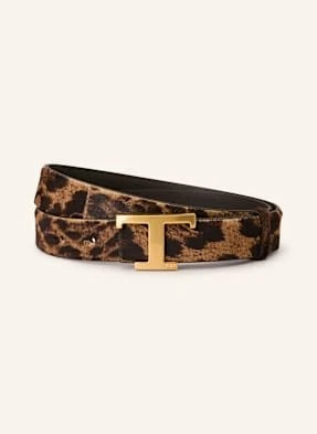 Tod's Pasek Skórzany Dwustronny braun