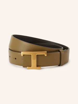 Tod's Pasek Skórzany Dwustronny braun