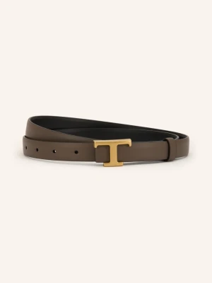 Tod's Pasek Skórzany Dwustronny braun