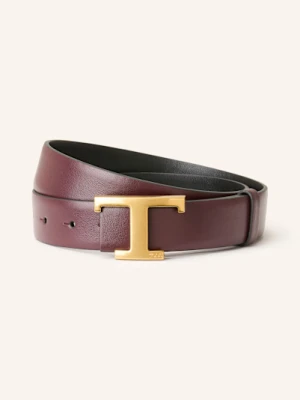 Tod's Pasek Skórzany Dwustronny rot