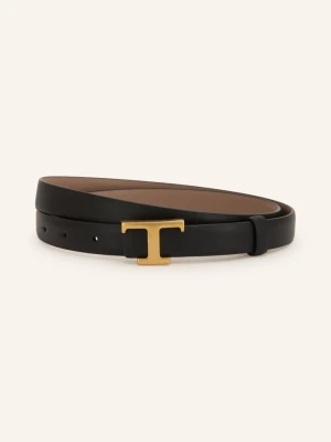 Tod's Pasek Skórzany Dwustronny schwarz