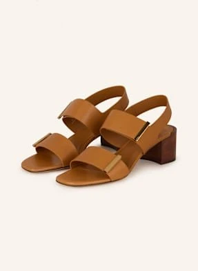 Tod's Sandały Na Obcasie braun