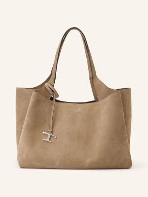 Tod's Shopperka Na Zakupy Medium braun BEŻOWY