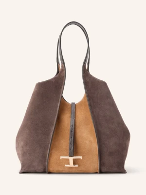Tod's Shopperka T Timeless Z Torebką Typu Pouch braun