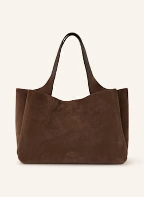 Tod's Torba Shopper Apa 2 Manici Media T Pendente braun