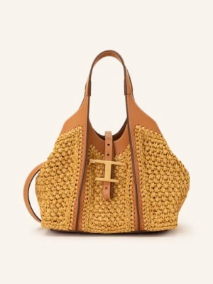 Tod's Torba Shopper Crochet Mini beige