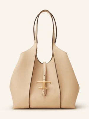Zdjęcie produktu Tod's Torba Shopper T Timeless Small Z Saszetką beige