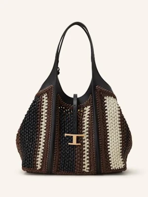 Tod's Torba Shopper Z Saszetką braun