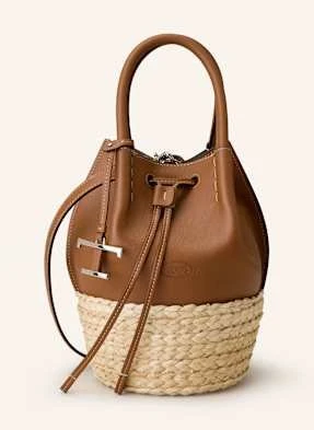 Tod's Torba Worek Mini beige