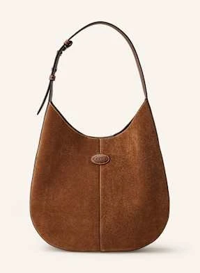 Tod's Torebka Hobo Di Small Z Saszetką braun