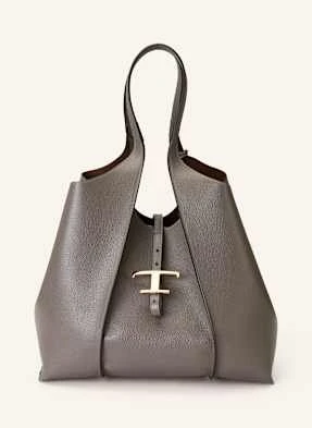 Tod's Torebka Hobo Z Saszetką grau