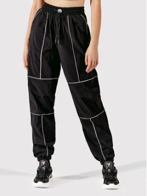 Togoshi Spodnie materiałowe TG22-SPD002 Czarny Oversize