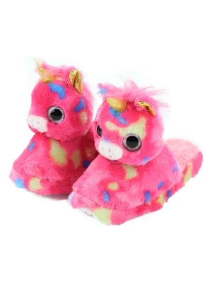 Zdjęcie produktu Toi-Toys Kapcie "Unicorn" w kolorze różowym rozmiar: 28-30