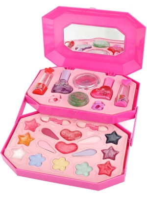Toi-Toys Kuferek "Glamour Shine" w kolorze różowym do makijażu - 8+ rozmiar: onesize