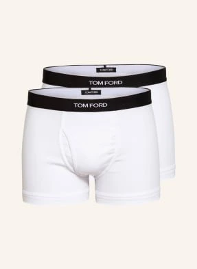 Tom Ford Bokserki, 2 Szt. weiss