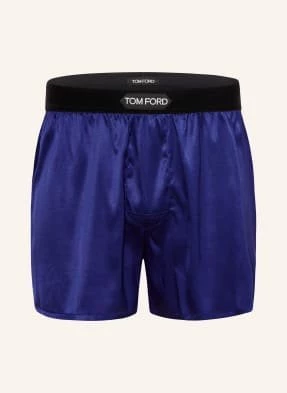 Tom Ford Bokserki Z Jedwabiu blau