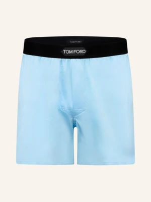 Tom Ford Bokserki Z Jedwabiu blau