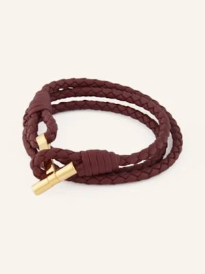 Tom Ford Bransoletka Skórzana rot