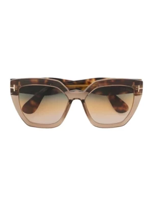 Tom Ford, Brązowe/Hawana Okulary przeciwsłoneczne Brown, female,