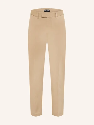 Tom Ford Chinosy Extra Slim Fit beige CIEMNOŻÓŁTY