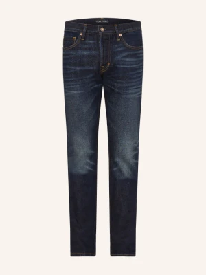 Tom Ford Jeansy O Kroju Slim Fit blau UBO INDIGO