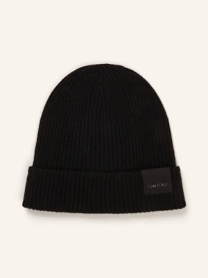 Tom Ford Kaszmirowa Czapka schwarz