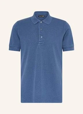 Tom Ford Koszulka Polo Z Piki blau