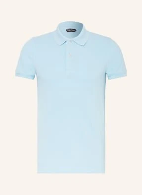 Tom Ford Koszulka Polo Z Piki blau