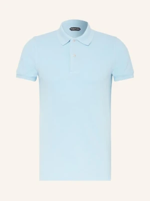 Tom Ford Koszulka Polo Z Piki blau