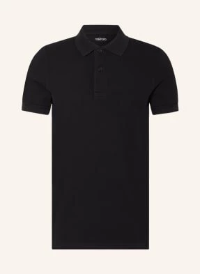 Tom Ford Koszulka Polo Z Piki schwarz