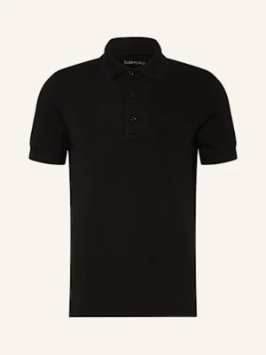 Tom Ford Koszulka Polo Z Piki schwarz