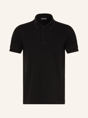 Tom Ford Koszulka Polo Z Piki schwarz