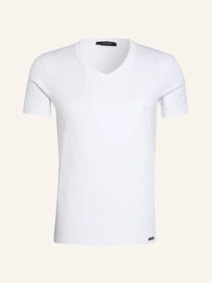 Tom Ford Koszulka W Serek weiss 100 WHITE