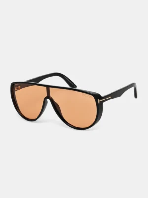 Tom Ford okulary przeciwsłoneczne Achilles męskie kolor czarny FT1182_0005E