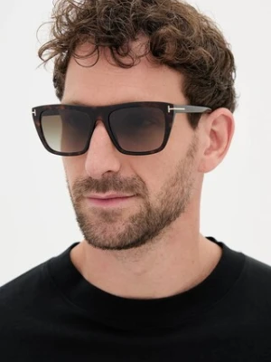 Tom Ford okulary przeciwsłoneczne Aslan męskie kolor czarny FT1175_5652B