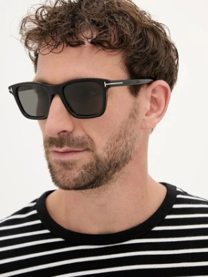 Tom Ford okulary przeciwsłoneczne Barron męskie kolor czarny FT1179_5401D