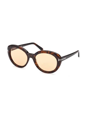 Tom Ford okulary przeciwsłoneczne damskie kolor brązowy FT1009_5552E