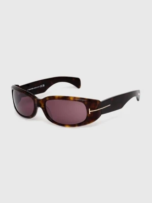 Tom Ford okulary przeciwsłoneczne damskie kolor brązowy FT1064_5952S